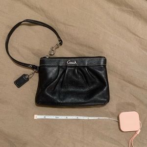 Authentic Coach Leather Wristlet